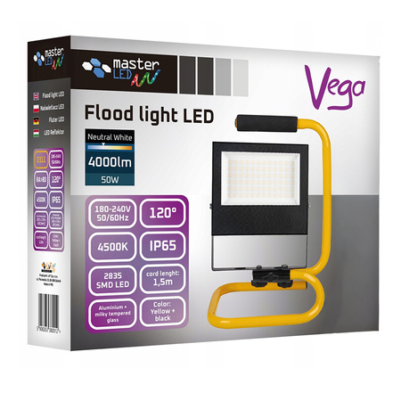 Přenosný Reflektor LED na stativ HANDLE 50W 4500K