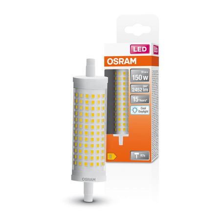 LED žárovka s kapslí R7s 19W = 150W 2452lm 6500K Cold 300° LINE Osram