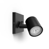 Stropní svítidlo LED RUNNER GU10 s reflektorem černé PHILIPS