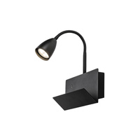 Nástěnné svítidlo LED GU10 Black Modern Tacito Rabalux