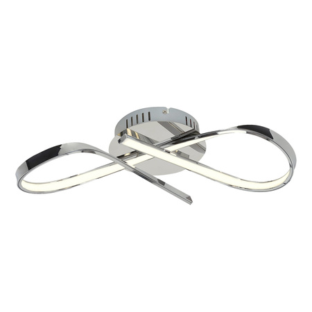 Stropní svítidlo LED pro povrchovou montáž 20W 1600lm 4000K Chrome Modern Aniela Rabalux