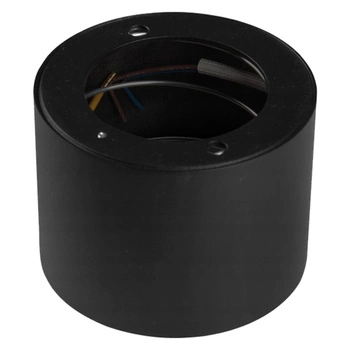 Přisazené LED SINO halogenové stropní svítidlo GX53 kulatá trubice černá