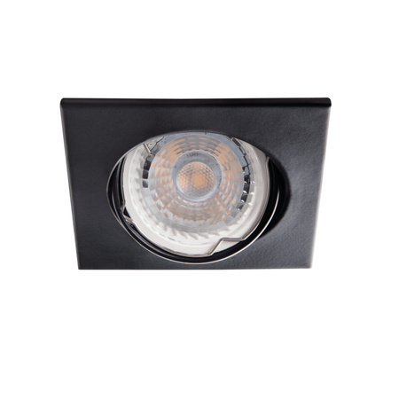 LED GU5.3 GU10 Square Adjustable Recessed Ceiling Halogen Spot Luminaire Black Alor Kanlux