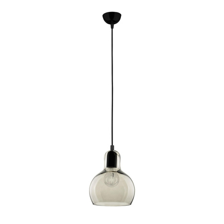 MANGO Závěsné stropní svítidlo převislé stříbrné grafitové sklo Classic E27 602 TK Lighting
