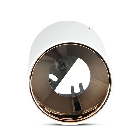 Přisazené stropní svítidlo bodové GU10 kulaté bílé/růžové zlato VT-882 V-TAC