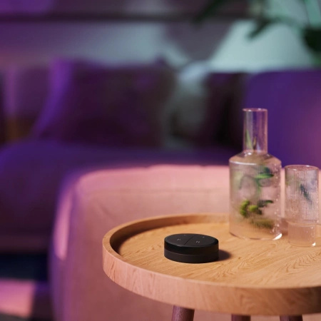 Dálkové ovládání nástěnného spínače stmívače černé Philips Hue Tap Dial Switch Bluetooth Zigbee