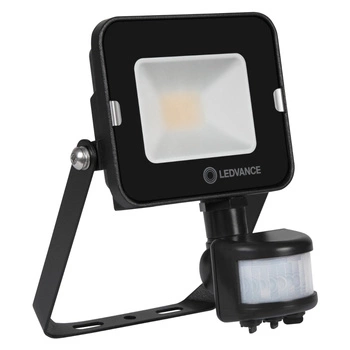 Reflektor LED 10W 900lm 3000K IP65 černý se senzorem pohybu a soumraku LEDVANCE COMPACT V