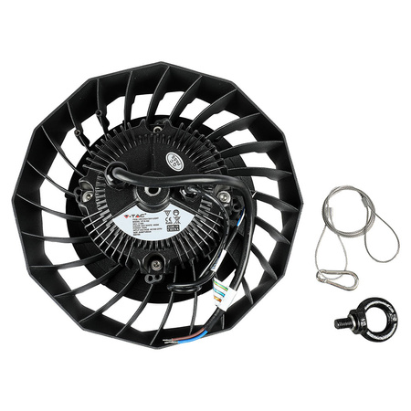 High-Bay LED svítidlo 100W 4000K S napájecím zdrojem SAMSUNG Černá SAMSUNG VT-9-113 V-TAC