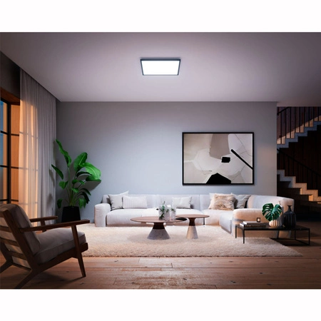 LED panel pro povrchovou montáž Aurelle Black 39W CCT 60cm PHILIPS HUE Bluetooth + stmívač