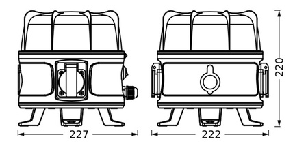 LED reflektor Pracovní lampa 30W 3700lm 6500K 360° LEDVANCE