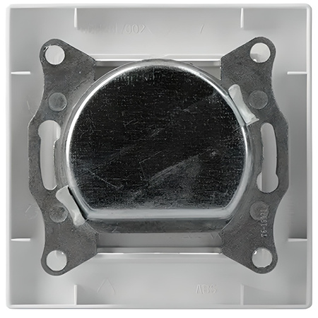 Konektorová zásuvka pro satelitní TV-SAT. bílá