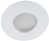 Halogenová bodová LED GU10 Round White IP44 Qules Kanlux pro zápustnou montáž