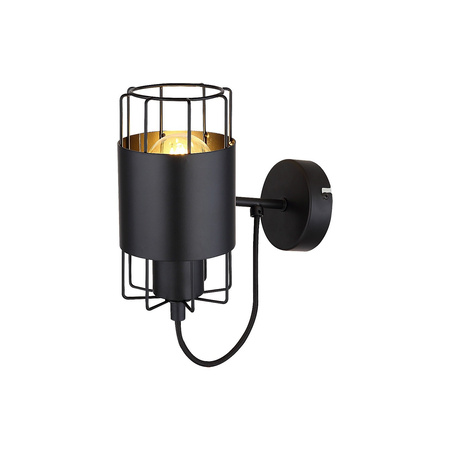 Nástěnné svítidlo LED E27 Black Industrial Dimitri Rabalux