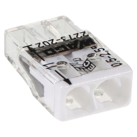 WAGO 2273-202 Quick Connect instalační konektor pro WIRE 2x0.5-2.5mm