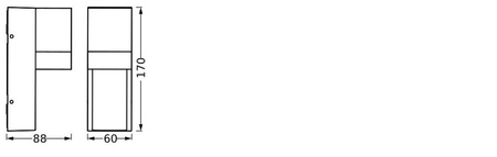 LED GU10 IP65 IK05 Grey Endura Ledvance Venkovní zahradní nástěnná lampa