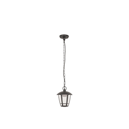 LED zahradní venkovní závěsné svítidlo SORRENTO 8W 3000K IP44 přesah 80cm černá RABALUX