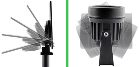 Solární LED lampa, 3x reflektor směrový IP65 RAGUS LUMILED