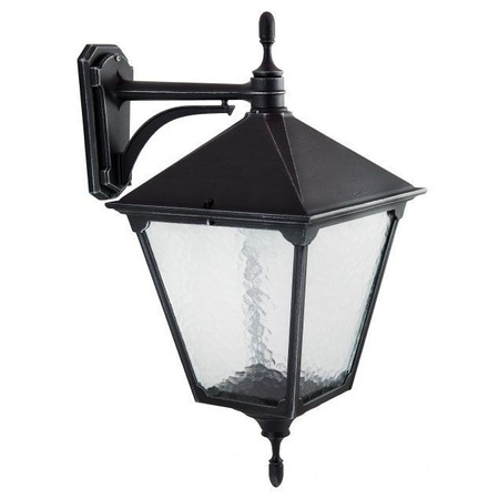 Zahradní venkovní fasádní svítidlo NÁSTĚNNÉ SVÍTIDLO LED Retro Square K 3012/1/BD KW E27 Su-Ma