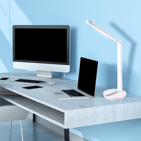 LED noční stolní lampa 8W CCT 3v1 3000-6500K bílá SERRA GOLDLUX (Polux)