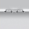 Svítidlo pro povrchovou montáž RING 4L 4xGU10 Reflektor halogenový pohyblivý Minimalist Chrome SOLLUX