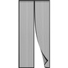 Magnetický závěs na dveře Moskytiéra 80/90/100 x 210/220cm černá