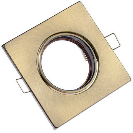 POHYBLIVÉ Stropní svítidlo OPIN GOLDLUX (Polux) SQUARE OCEL PATINA