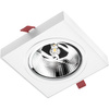 Podhledové svítidlo GU10, ES111 Nastavitelná Čtvercová Bílá 14cm CARPI LUMILED
