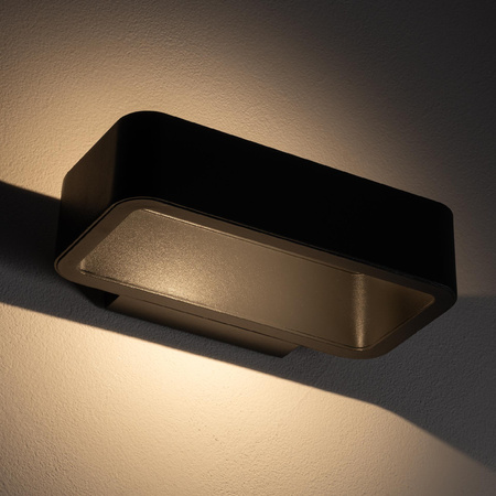 Zahradní lampa Nástěnná lampa MUNO LED 6776 IP54 6W 3000K Grafit Nowodvorski