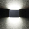 Venkovní svítidlo LED NÁSTĚNNÉ SVÍTIDLO GARTO Graphite 8W 300lm 840 Neutrální bila IP54 Kanlux