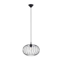 TSUNO E27 černá průmyslová závěsná lampa SOLLUX