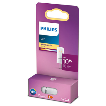 G4 CAPSULE LED žárovka 1W = 10W 115lm 2700K Teplá bílá PHILIPS