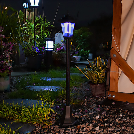 Solární venkovní stojací lampa – sloupek 70 cm