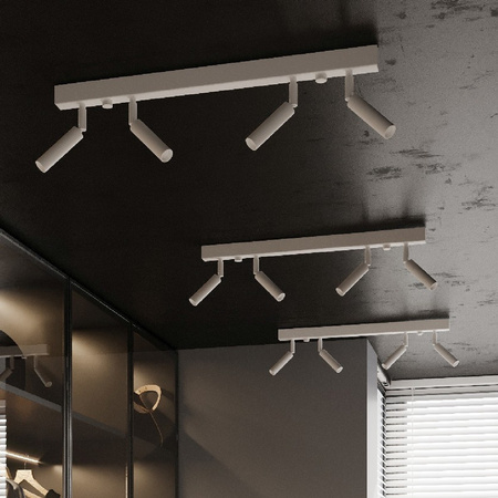 EYETECH stropní svítidlo 4xG9 Reflektor Halogenové svítidlo Pohyblivé 60cm Bílé SOLLUX