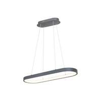 Stropní závěsné svítidlo LED 84W 4854lm 4000K stmívatelné šedé moderní Athos Rabalux