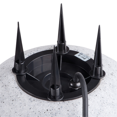 Venkovní kulové LED svítidlo E27 IP65 Ground Grey STONO Kanlux