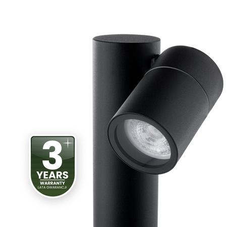 Venkovní zahradní lampa GU10, sloupek stojací reflektor 45cm LUMILED