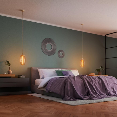 Stropní závěsné svítidlo béžové Vintage 1906 kyvadlo Ledvance