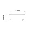 LED žárovka GX53 6W 660lm 4000K Neutral 120° Sanico Goldlux