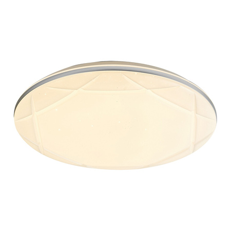 Plafond LED stropní svítidlo Povrchová montáž 24W 4000K Silver Modern Oswald2 Rabalux