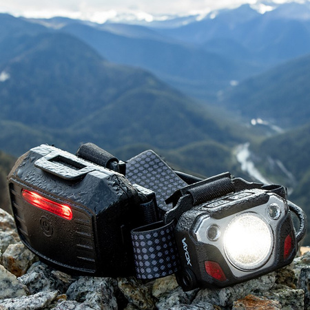 Nabíjecí čelovka 1200 lm SST40 + senzor pohybu IP44 6 režimů VA0103 Vayox