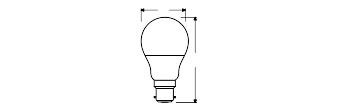 LED žárovka A60 B22d 9,7W = 60W 806lm 2700K RGBW 200° stmívatelná Pilot Retrofit Filament Osram