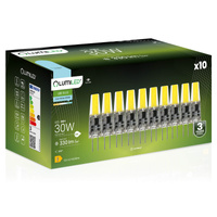 10x Žárovka LED G4, 3W = 30W 330lm 6500K 360° Studená bílá LUMILED
