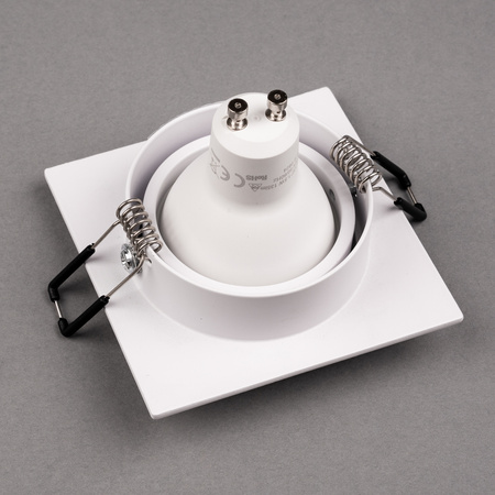 Halogenové stropní svítidlo Square GU10 MR16 White TRIAM LUMILED pro zapuštěnou montáž