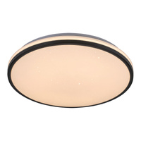 Plafond LED stropní světlo Koupelna Povrchová montáž 18W 1170lm 3000K Černá IP44 Moderní Slava 3054 Rabalux