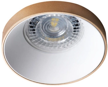 LED GU5.3 GU10 kruhové zlatobílé Simen Kanlux bodové halogenové svítidlo pro zápustnou montáž