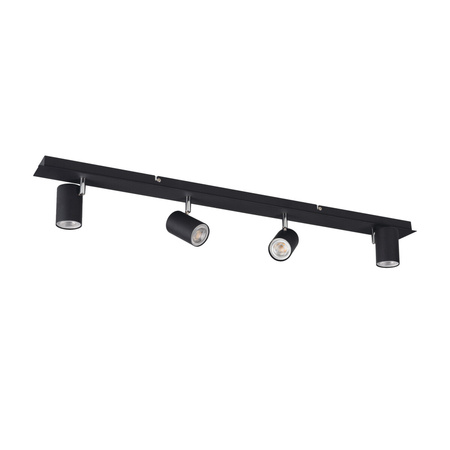 Nástěnné a stropní svítidlo EVALO 4x GU10 PAR16 Black KANLUX