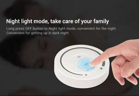 DÁLKOVÉ OVLÁDÁNÍ Nástěnný panel 1zónový MONO Mi-Light DIMMER - FUT087