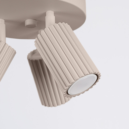 Stropní plafonové svítidlo 3x GU10 Hliník Taupe Carbon Deep Space SL.1768 Sollux