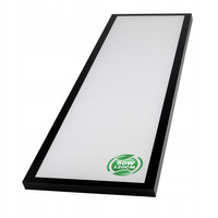 LED panel 120x30 Zásobník pro povrchovou montáž 50W 4500lm 4000K Neutral Black Ecolight