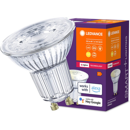LED GU10 4.7W 350lm 2700K Teplá bílá LEDVANCE SMART+ ZigBee stmívatelná žárovka